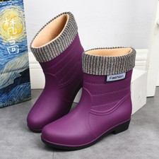 Warm Ladies Waterproof Rubber