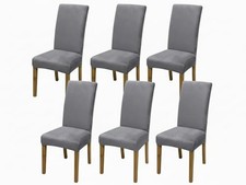  6 Pcs Thick Velvet Chair