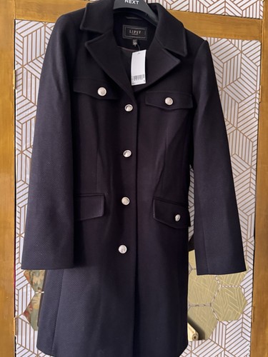 Lipsy naval black coat - naval,