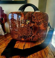 HEYS Luggage Brown Snakeskin