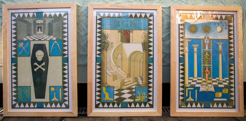 Masonic tracing boards - masonic, boards.