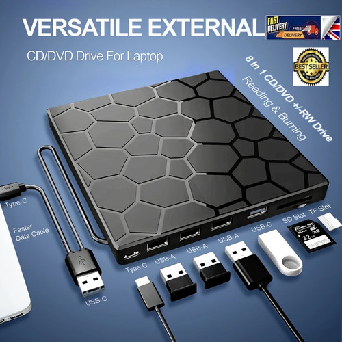 Ultra slim portable - 8-in-1,