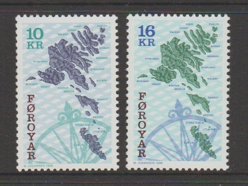 Faroe islands 1996 maps - faroe,