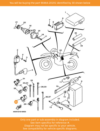Yamaha clamp 90464 20191 oem - clamp,, 90464-20191