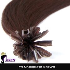 16" 18" 20" 22" 0.6g Pre Bonded Nail Tip U Tip 100% Remy Human Hair Extensions