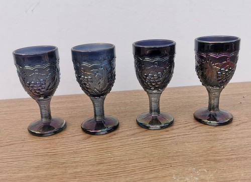 Carnival glass smoky grey - smoky,