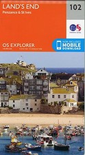 OS Explorer Map 102 Land's End: Penzance & St Ives (OS Exp... by Ordnance Survey