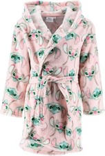 Girls Disney Lilo and Stitch Hooded Dressing Gown HY20106