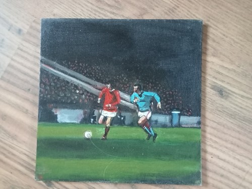 Oil painting george best v - oil,