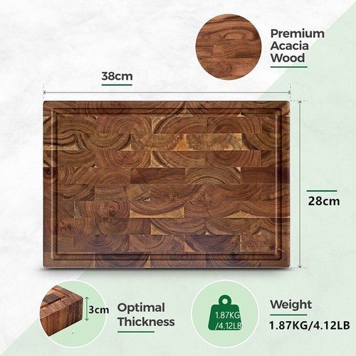 Acacia wood chopping board - chopping,