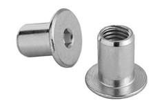 M6 M8 12-16mm SLEEVE NUTS FLAT