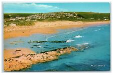 Postcard Praa Sands Cornwall