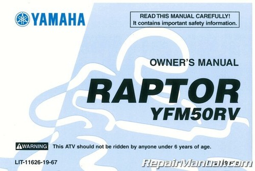 Used yamaha yfm50rv raptor atv - yamaha,
