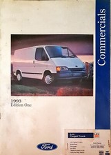 FORD Commercials - Transit, Escort P100, Courier, Fiesta Brochure 1993 FA905/15
