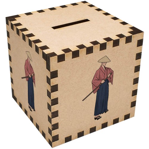 Japanese samurai money box - money, /
