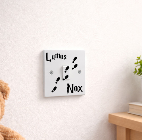 Wizard light switch stickers - light,