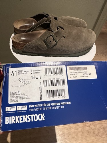 Birkenstock boston suede - birkenstock,