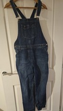 Next mid blue denim dungarees size 14UK Tall new perfect condition RRP £45