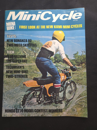Minicycle magazine july 1972 - minicycle,
