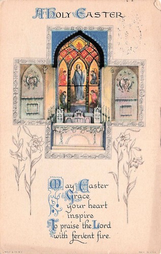 Easter card religious - easter,