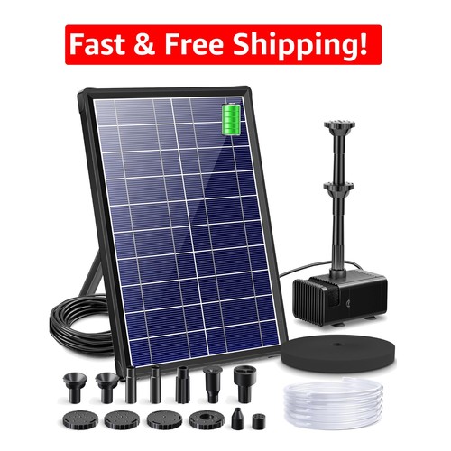 Elegant solar fountain - elegant,