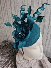 Teal Green Fascinator