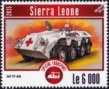 DAF YP-408 Dutch Armoured Personnel Carrier (APC) Military Vehicle Stamp (2015)