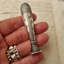 Late 19th Century Napoleon III Victorian Silver Seal Last 19th