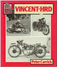 VINCENT HRD MOTORCYCLES  (1928-55) COMPANY & MODEL HISTORY BOOK * VGC *
