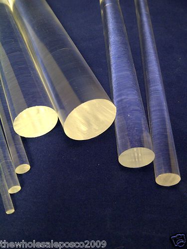 Clear acrylic rod perspex - acrylic,