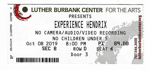Experience hendrix 19 - hendrix, 10/8/19