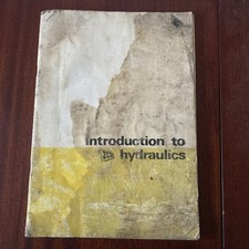 Introduction to JCB Hydraulics Workshop Manual Section E 9803/0501