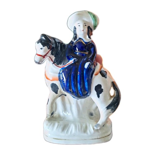 Staffordshire figure girl - figure, on