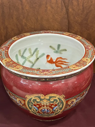 Large oriental accent fish - accent,