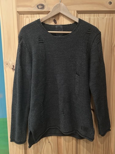 Punk knit fray jumper - knit,