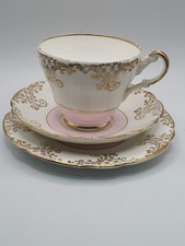 Vintage 1950's -1960's Regency Bone China (British Anchor Pottery Co Tea Trio