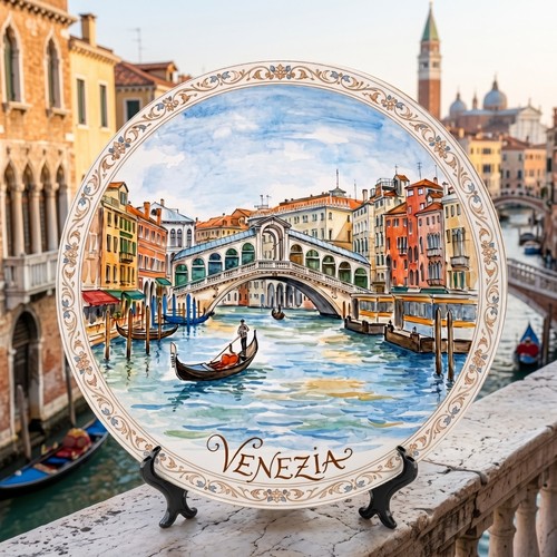 Venice rialto bridge ceramic - rialto,