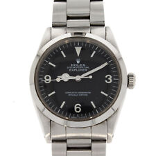 Vintage Rolex Oyster Perpetual Explorer Gents 1982 Stainless Steel Watch 1016