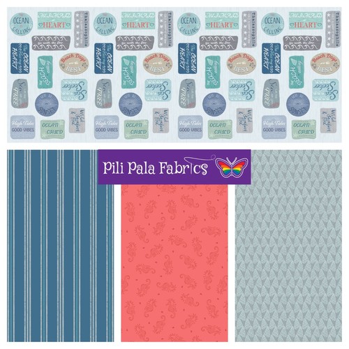 Seaside fabric thalassophile - fabric:,