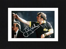 8X6 Mount JOCKY WILSON Signed Autograph PHOTO Gift DARTS Ready To Frame 
