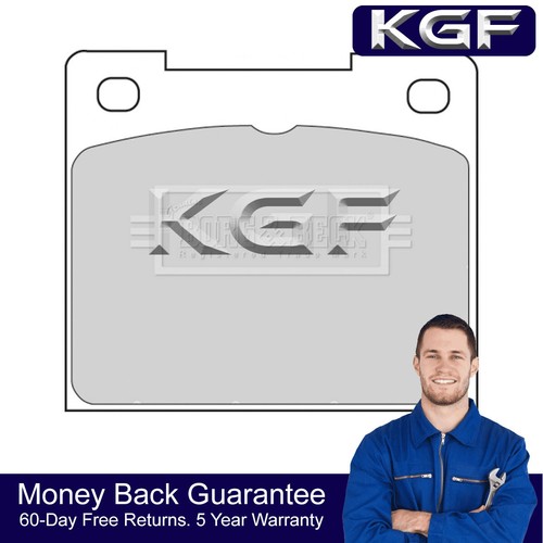 Kgf front rear brake pads - front, set