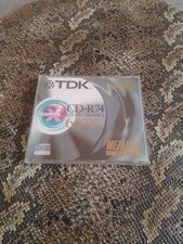  TDK CD-R 74 (Metallic) - 650MB, 12x Speed **NEW** *Blank Recordable CDs*