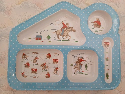 Cath kidston plate - cath, cowboy