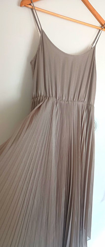 Allsaints pleated satin slip - allsaints,
