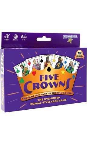 Five crowns card game suites - crowns,