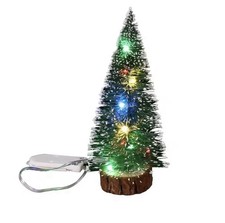 15cm Mini LED Fiber Optic Christmas Tree Multicolor Lights Battery Operated Gift