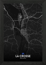 La Crosse WI Framed Wall Art
