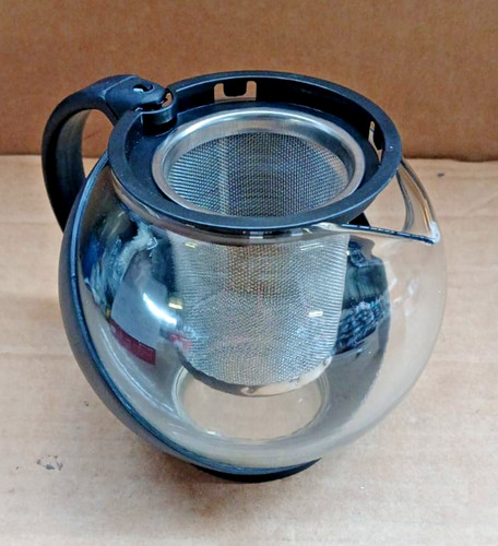 Teapot with infuser basket - with,