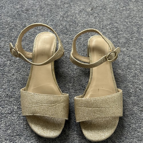 Girls gold heeled - girls, sparkly