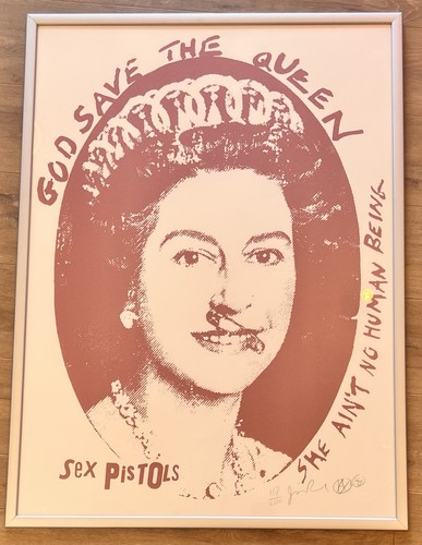 Sex pistols jamie reid - pistols, red